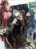 Ennio Calabria, Vecchia con pappagalli