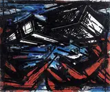 Vinicio Berti, Racconto antagonista, 1973, oil on canvas