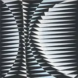 Gianfranco Zappettini, Strutture Inbx, 1967, acrylic on canvas