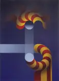 Julio Le Parc, Modulation B27, 1986, acrylic on canvas