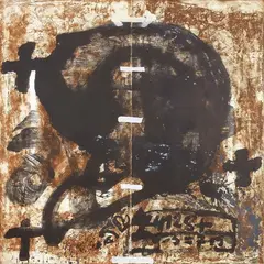 Antoni Tàpies, Senza titolo, etching and acquatinta