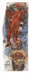 Martin Disler, Senza titolo, 1992, mixed media on paper