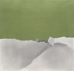 Italo Valenti, Albula, 1975, collage and mixed media on faesite