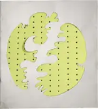 Lucio Fontana, Concetto Spaziale, Teatrino, 1965, screenprint con buchi
