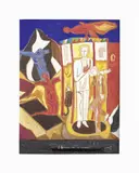 Composizione by Mimmo Paladino, 1983, oil on canvas and legno, offered Nov 2014