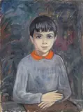 Elisabeth Chaplin, Ritratto di giovanetto, oil on canvas
