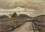 Paesaggio by Gino Romiti, oil on faesite, offered Nov 2014