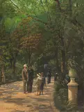 Lionello Balestrieri, Passeggiata nel parco