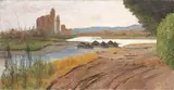 L'Arno alle Cascine by Giovanni Fattori, oil on canvas, offered Nov 2014