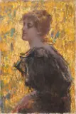 Luigi Conconi, Giovane signora, oil on canvas