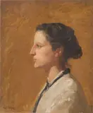 Filippo Palizzi, Profilo di signora