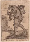 Giuseppe Maria Mitelli, A spasso il giorno, Incisione mm.