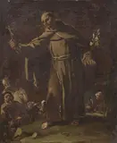 Luca Giordano, Predica di San Pietro d'Alcantara