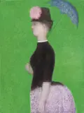 D'après Seurat by Antonio Bueno, 1976, oil on faesite, offered May 2014