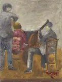 Il concertino by Ottone Rosai, 1945, oil on canvas, offered May 2014
