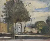 Giardino a Rovetta by Arturo Tosi, oil on canvas, offered May 2014