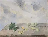 Natura morta con mandorle by Filippo de Pisis, 1933, oil on cardboard, offered May 2014