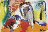 Asger Jorn, Il parco, 1968, oil on canvas