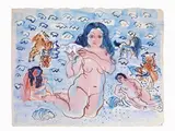 Raoul Dufy, Naîades, coquillages et chevaux