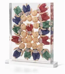 Bambole by Arman, Inclusione di bambole in resina, offered May 2014