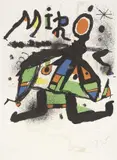 Manifesto per l'esposizione «Miró» by Joan Miró, 1978, lithograph a colori, offered May 2014