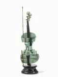 Arman, Violino, scultura in bronze on base in marble