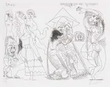 Pablo Picasso, Senza titolo, 1968, etching