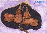 Barbabietole by Andrea Raccagni, oil materico on canvas, offered May 2014
