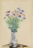 Fiori by Virgilio Guidi, watercolour on paper, offered May 2014