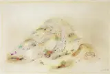 Zoran Mušič, Senza titolo, 1965, pastelli on card