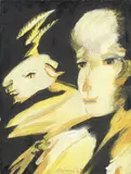 Remo Brindisi, Pastorale, oil on canvas