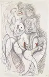 André Masson, Dévoration, pastel on paper