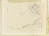Osvaldo Licini, Amalassunta, pencil on paper