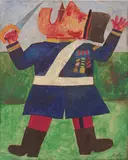 Soldato by Franz Borghese, oil on canvas, offered May 2014