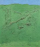 Carlo Mattioli, Paesaggio verde, 1979, oil on canvas