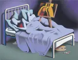 Precius illusion by Mark Kostabi, 2003, oil on canvas, offered May 2014