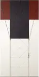 Gianfranco Pardi, Architettura, 1974, acrylic and cavi on canvas