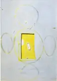 Gianni Dessì, Senza titolo, 1995, oil and mixed media on canvas