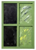 Senza titolo by Tano Festa, 1986, acrylic and legno on canvas, offered May 2014