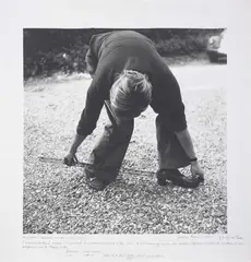 Gina Pane, Work in progress, 1969, Stampa alla gelatina ai sali d'argento