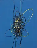 Roberto Crippa, Spirali, 1956, oil on canvas