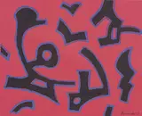 Senza titolo by Carla Accardi, 1999, tempera on card applicato on panel, offered May 2014
