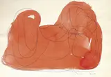 Lucio Fontana, Ambiente spaziale, 1960, penna and inchiostro on paper