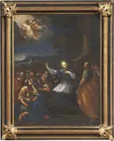 Lazzaro Baldi, San Francesco di Sales che predica, oil on canvas