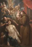 Anthony van Dyck, Scena di martirio di un Santo alla presenza di Sant'Antonio