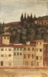 Veduta di Firenze by Renzo Grazzini, 1953, oil on faesite, offered Apr 2014