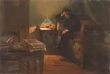 Lionello Balestrieri, Nello studio