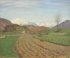 Oreste Albertini, Mattino di marzo, 1941, oil on panel