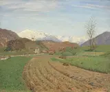 Oreste Albertini, Mattino di marzo, 1941, oil on panel