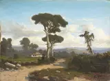Serafino De Tivoli, Paesaggio